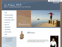 Tablet Screenshot of joeabaezmd.com